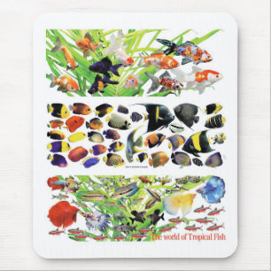 Tapis De Souris Amateurs de poissons d'animaux de compagnieた め の マ