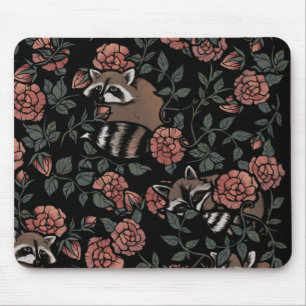 Tapis De Souris Amateurs de raccoon mignon raccoons art une person