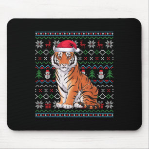 Tapis De Souris Amateurs de Tigre du Bengale moche Chandail Père N