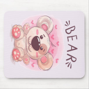 Tapis De Souris Amateurs d'ours en peluche   Cadeau pour enfants