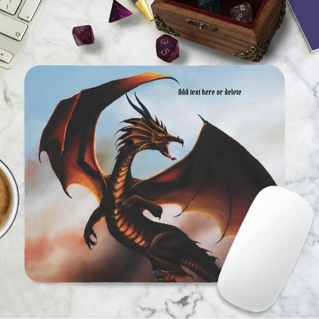 Tapis De Souris Amber Dragon Imaginaire (Créateur téléchargé)