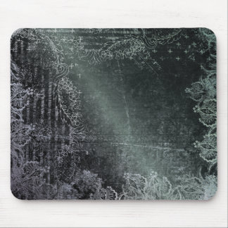 Tapis De Souris Ambiance gothique KRW Aquarelle Florale Grunge