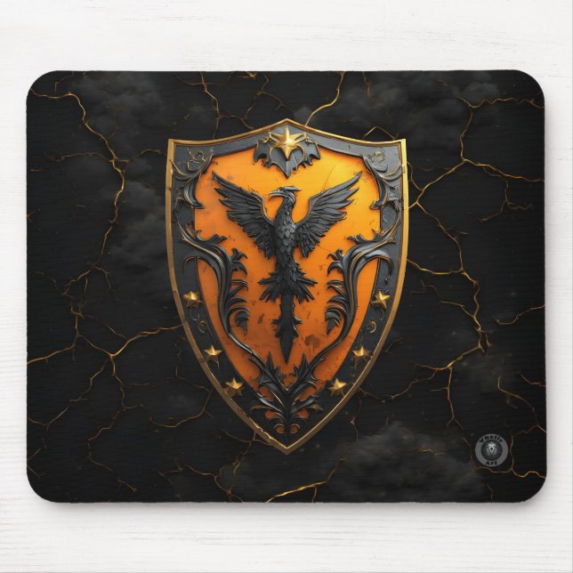Tapis de souris Ambre Phoenix Firebird Gaming (Devant)
