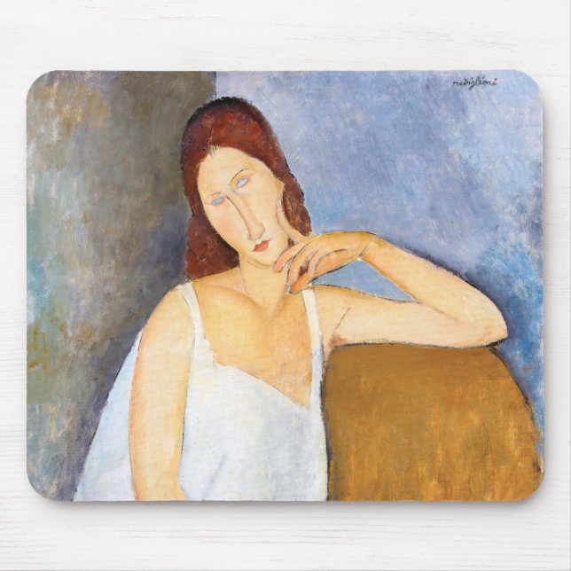 Tapis De Souris Amedeo Modigliani - Jeanne Hebuterne (Devant)