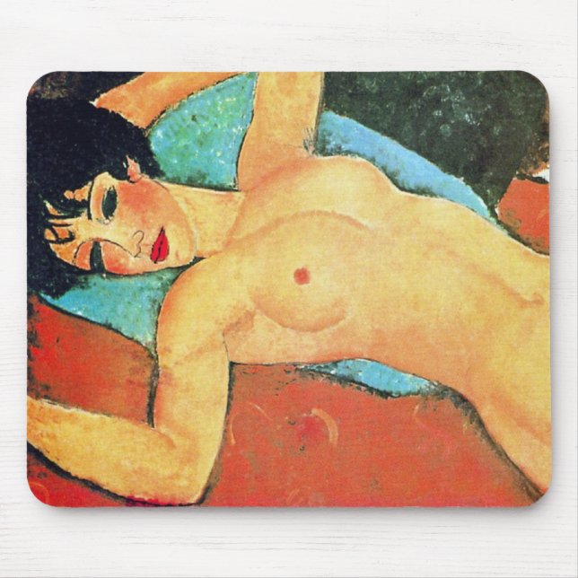Tapis De Souris Amedeo Modigliani - Une femme qui se rappelle (Devant)