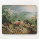 Tapis De Souris Aménagez en parc avec l'automne d'Icare, c.1555<br><div class="desc">Nombre de collection d'image :  Paysage XIR3675 avec l'automne d'Icare,  c.1555 (huile sur la toile). Bruegel,  Pieter l'huile (c.1525-69) plus ancienne sur la toile. DES Beau-Art de Belgique,  Bruxelles,  Belgique Giraudon de Musees Royaux.  16ème</div>