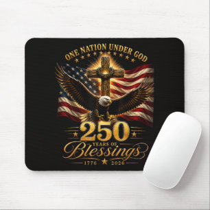 Tapis De Souris Américain 250e anniversaire patriotique États-Unis