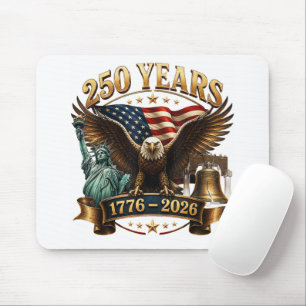 Tapis De Souris Américain 250e anniversaire USA Patriotique 4 juil