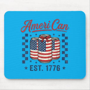 Tapis De Souris Américain depuis 1776 Drôle de 4 juillet patriotiq
