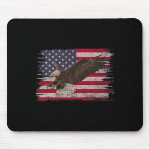 Tapis De Souris American Byld Eagle 4 juillet Us Drapeau Patriotiq