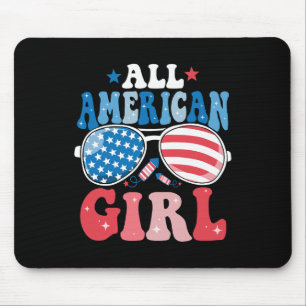Tapis De Souris American Girl Sungles 4 Juillet Famille Correspond