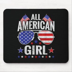 Tapis De Souris American Girls Sungles Famille Patriotique 4 Juil