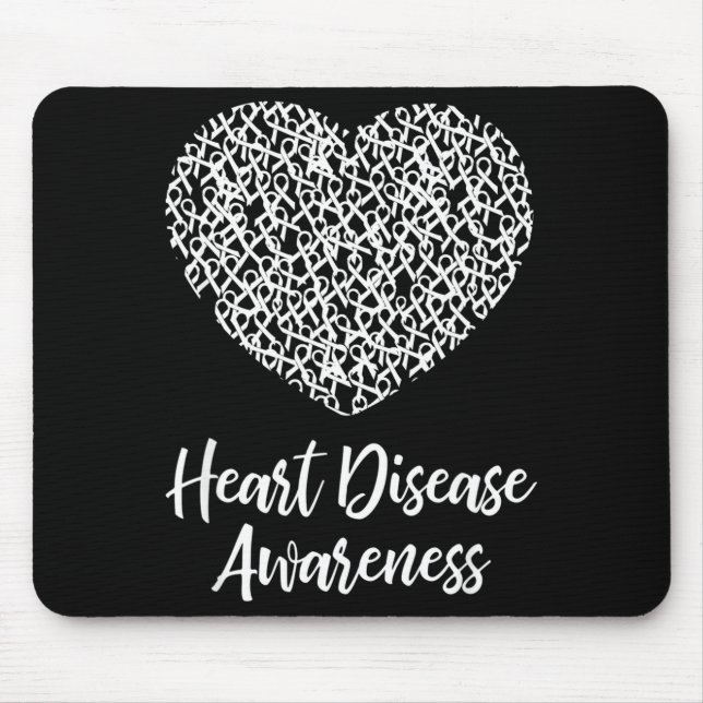 Tapis De Souris American Heart Month Suprt Tees Co Heart Disease A (Devant)