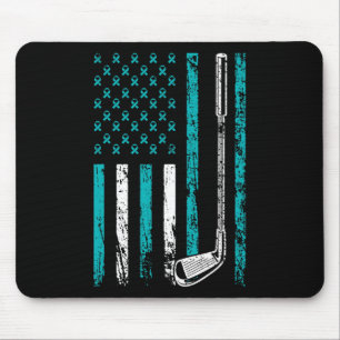 Tapis De Souris American Sports Drapeau Mois de sensibilisation au