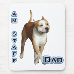 Tapis De Souris American Staffordshire Papa 4