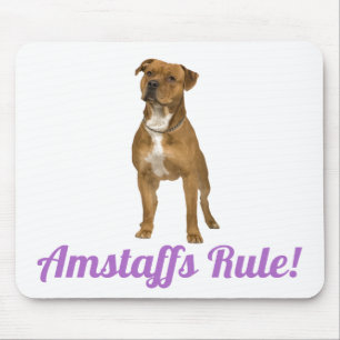 Tapis De Souris American Staffordshire Terrier (Amstaff) Mousepad