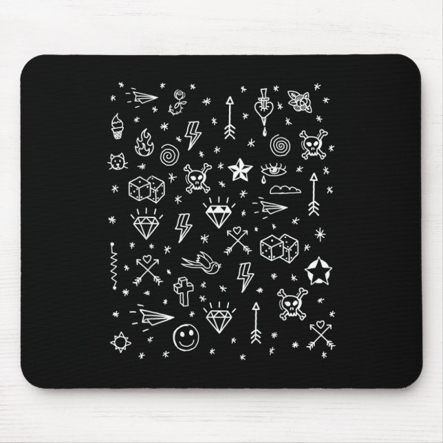 Tapis De Souris American Tattoo Flash, Tattoo Designs traditionnel (Devant)