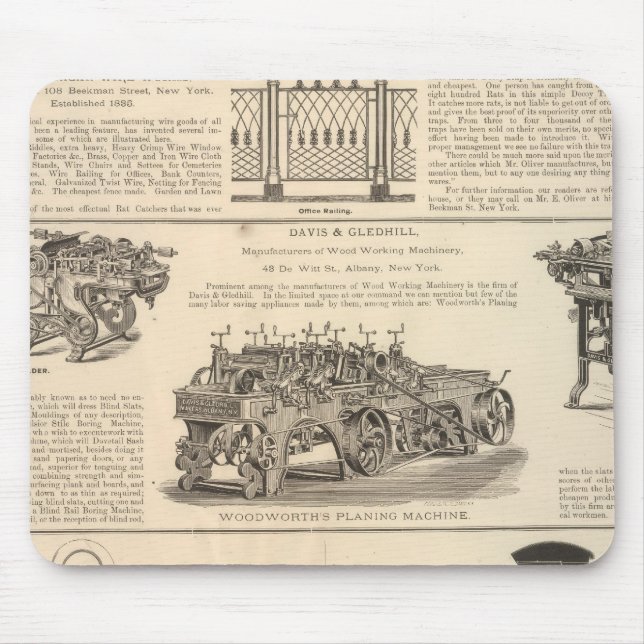 Tapis De Souris American Wire Works (Devant)