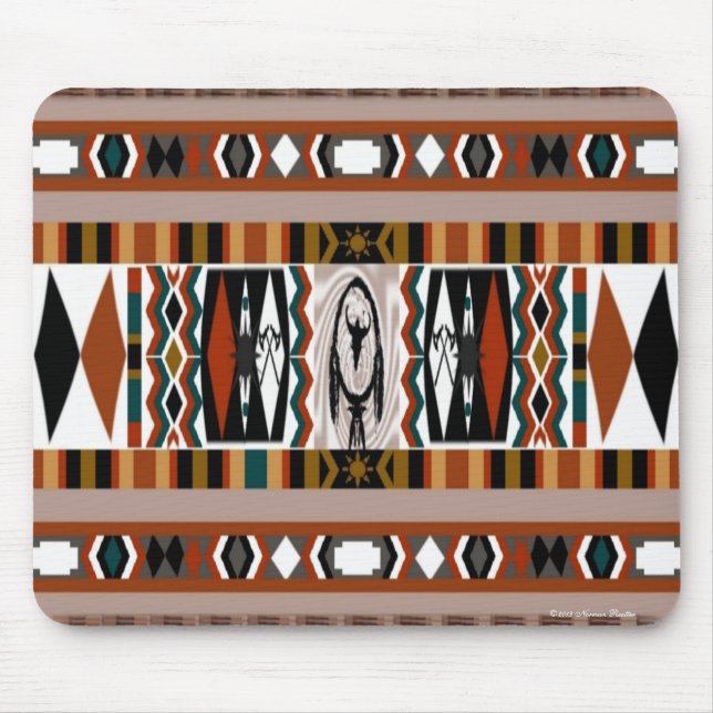 Tapis De Souris Amérindien Dreamcatcher Mousepad (Devant)