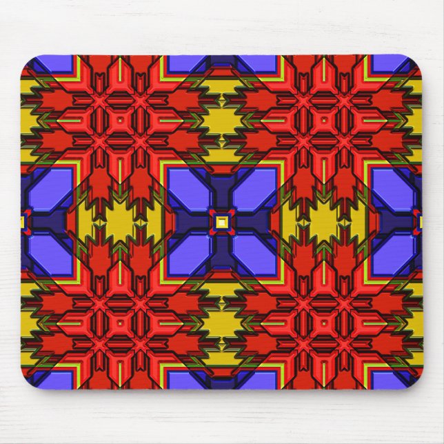 Tapis De Souris Amérindien moderne 6A Mousepads (Devant)