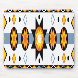 Tapis De Souris Amérindien Motif Sun Mousepad