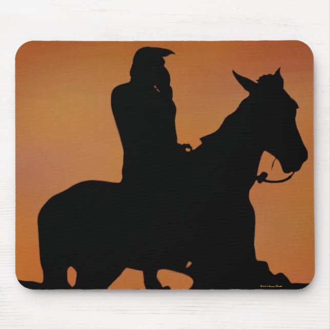 Tapis De Souris Amérindien Mousepad (Devant)