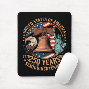 Tapis De Souris Amérique 250 Ans