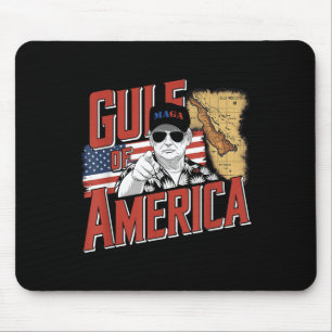 Tapis De Souris Amérique du Golfe des États-Unis Salutation Trump 