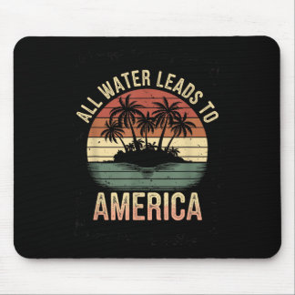 Tapis De Souris Amérique du Golfe Humour Trump Patriotique 2025