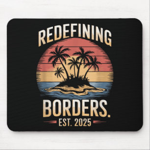 Tapis De Souris Amérique du Golfe Humour Trump Patriotique 2025