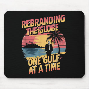 Tapis De Souris Amérique du Golfe Humour Trump Patriotique 2025 Pr