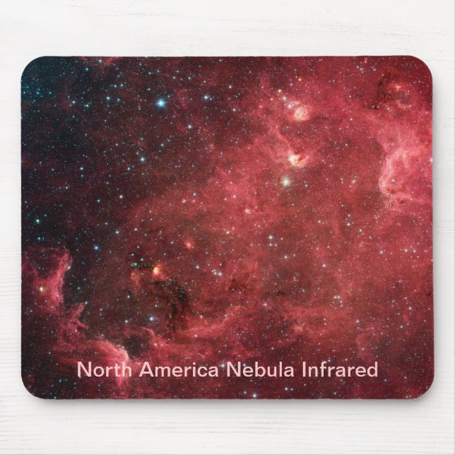 Tapis De Souris Amérique du Nord Nebula Infrarouge (Devant)