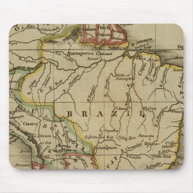 Tapis De Souris Amérique du Sud 3 (Devant)