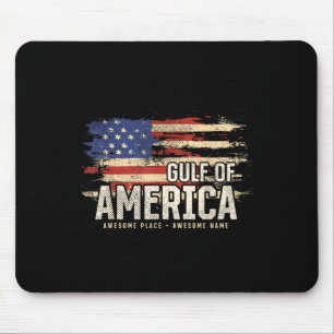 Tapis De Souris Amérique Golfe des États-Unis Grunge Patriotique