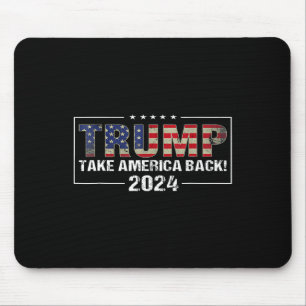 Tapis De Souris Amérique Retour Drapeau américain Trump 2024 Homme