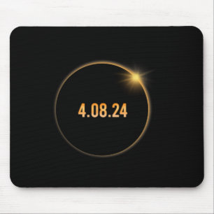 Tapis De Souris Amérique Totalité 04 08 24 Total Éclipse Solaire 2