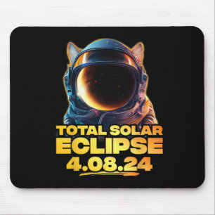 Tapis De Souris Amérique Totalité 4.08.24 Total Éclipse Solaire Ch