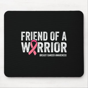 Tapis De Souris Ami D'Un Guerrier Lutte Contre Le Cancer Du Sein S