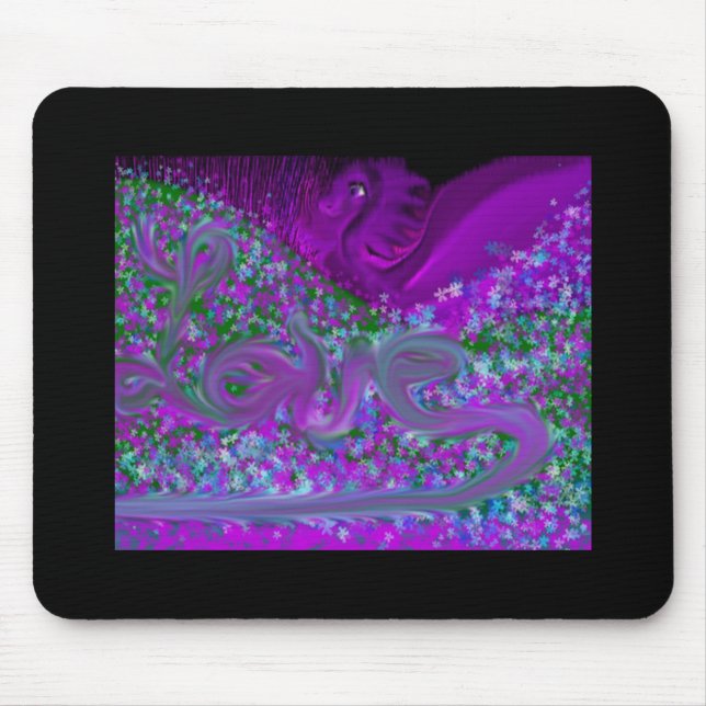 Tapis De Souris Ami pourpre Mousepad de dragon (Devant)