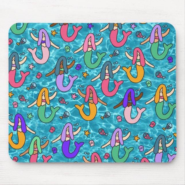 Tapis De Souris Amis de Mermaid (Devant)