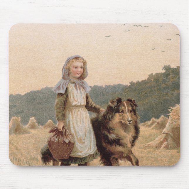 Tapis De Souris Amis fermes, début du 20ème siècle, (Devant)
