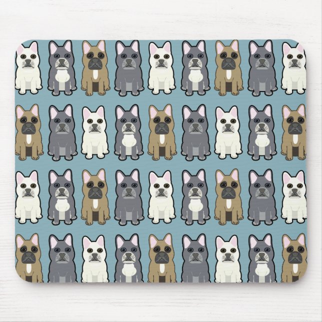 Tapis De Souris Amis Frenchie (Devant)