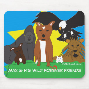 Tapis De Souris Amis maximum et ses sauvages Mousepad de Forever