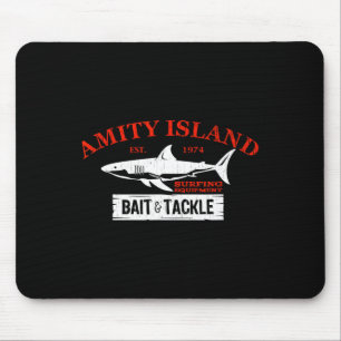 Tapis De Souris Amity Island It Et S'Attaquer Retro Fishing 1