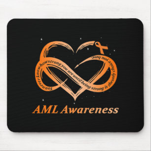 Tapis De Souris AML Warrior I'm Fine Acute Myeloid Leukemia Awaren