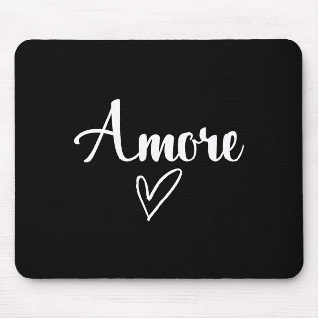 Tapis De Souris Amore - Italian Love Valentine's Day  (Devant)