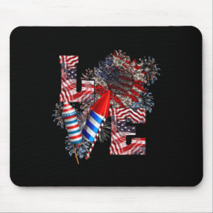 Tapis De Souris Amour - 4 juillet