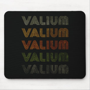 Tapis De Souris Amour Coeur Valium Tee Grunge Style Vintage Noir V
