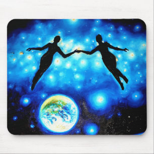 Tapis De Souris Amour cosmique