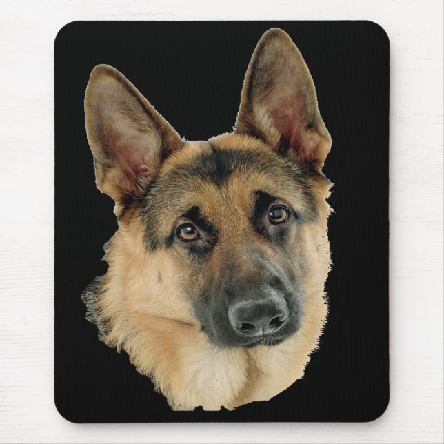 Tapis De Souris Amour de berger allemand (Devant)